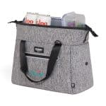 Custom Igloo Moxie Medium Duffel Cooler - Heather Gray with Company Logo - Personalized Bulk Corporate Gift - 6