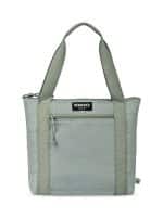 Custom Igloo Packable Puffer 10-Can Cooler Bag - Aqua Gray with Company Logo - Personalized Bulk Corporate Gift - 1