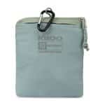 Custom Igloo Packable Puffer 10-Can Cooler Bag - Aqua Gray with Company Logo - Personalized Bulk Corporate Gift - 3