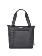 Custom Igloo Packable Puffer 10-Can Cooler Bag - Black with Company Logo - Personalized Bulk Corporate Gift - 1