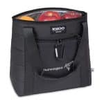 Custom Igloo Packable Puffer 10-Can Cooler Bag - Black with Company Logo - Personalized Bulk Corporate Gift - 4