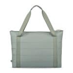Custom Igloo Packable Puffer 20-Can Cooler Bag - Aqua Gray with Company Logo - Personalized Bulk Corporate Gift - 2