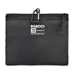 Custom Igloo Packable Puffer 20-Can Cooler Bag - Black with Company Logo - Personalized Bulk Corporate Gift - 4