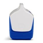 Custom Igloo Playmate Mini 4 Qt Cooler - White-Majestic Blue with Company Logo - Personalized Bulk Corporate Gift - 3