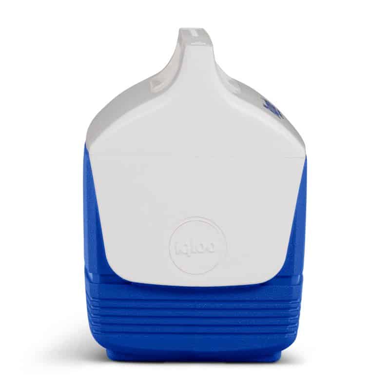 Custom Igloo Playmate Mini 4 Qt Cooler - White-Majestic Blue with Company Logo - Personalized Bulk Corporate Gift - 3
