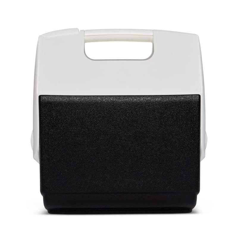 Custom Igloo Playmate Pal 7 Qt Cooler - White-Black with Company Logo - Personalized Bulk Corporate Gift - 1