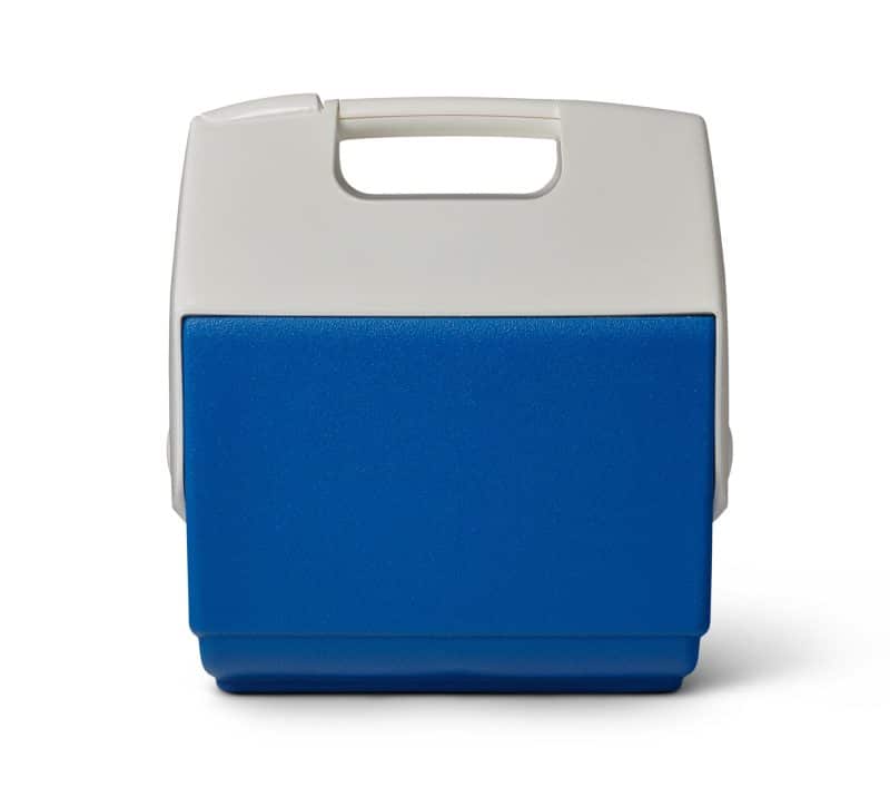 Custom Igloo Playmate Pal 7 Qt Cooler - White-Majestic Blue with Company Logo - Personalized Bulk Corporate Gift - 1