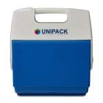 Custom Igloo Playmate Pal 7 Qt Cooler - White-Majestic Blue with Company Logo - Personalized Bulk Corporate Gift