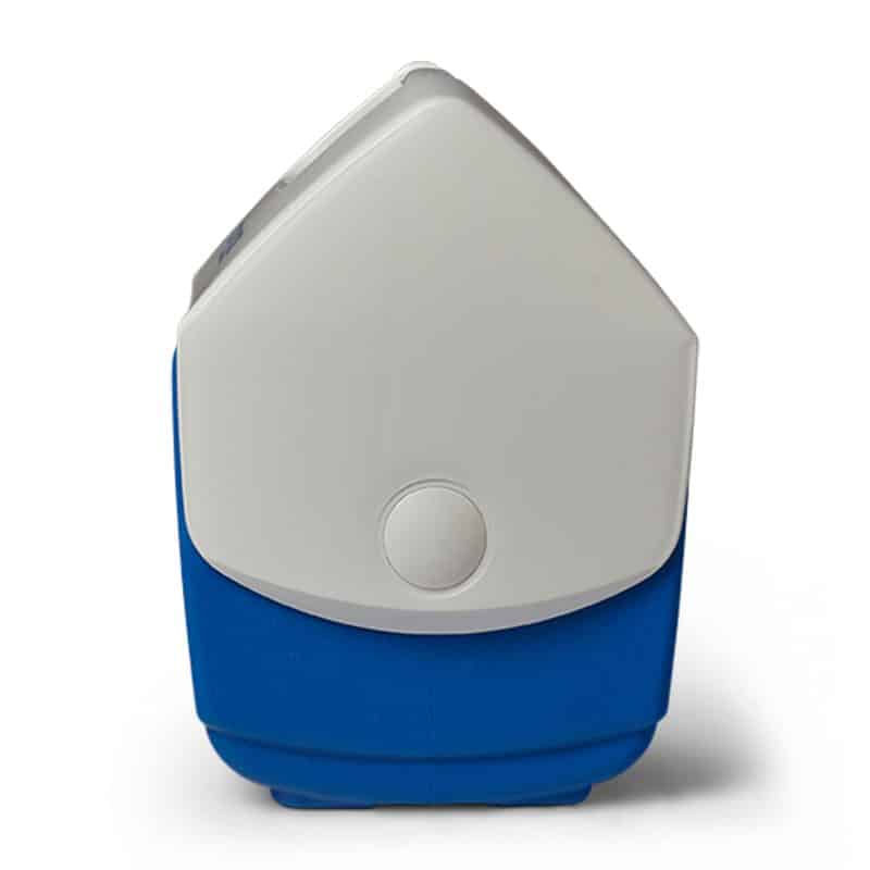 Custom Igloo Playmate Pal 7 Qt Cooler - White-Majestic Blue with Company Logo - Personalized Bulk Corporate Gift - 8