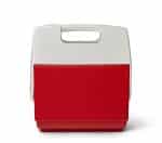 Custom Igloo Playmate Pal 7 Qt Cooler - White-Red Star with Company Logo - Personalized Bulk Corporate Gift - 1