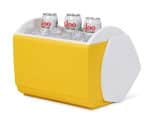 Custom Igloo Playmate Pal 7 Qt Cooler - Yellow with Company Logo - Personalized Bulk Corporate Gift - 3