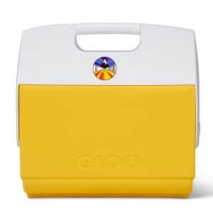 Custom Igloo Playmate Pal 7 Qt Cooler - Yellow with Company Logo - Personalized Bulk Corporate Gift