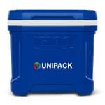 Custom Igloo Profile II 16 Qt Cooler - White-Majestic Blue with Company Logo - Personalized Bulk Corporate Gift
