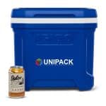 Custom Igloo Profile II 16 Qt Cooler - White-Majestic Blue with Company Logo - Personalized Bulk Corporate Gift - 2
