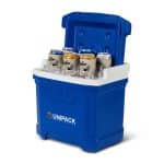 Custom Igloo Profile II 16 Qt Cooler - White-Majestic Blue with Company Logo - Personalized Bulk Corporate Gift - 6