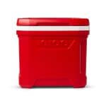 Custom Igloo Profile II 16 Qt Cooler - White-Red Star with Company Logo - Personalized Bulk Corporate Gift - 1