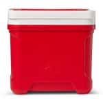 Custom Igloo Profile II 16 Qt Cooler - White-Red Star with Company Logo - Personalized Bulk Corporate Gift - 8
