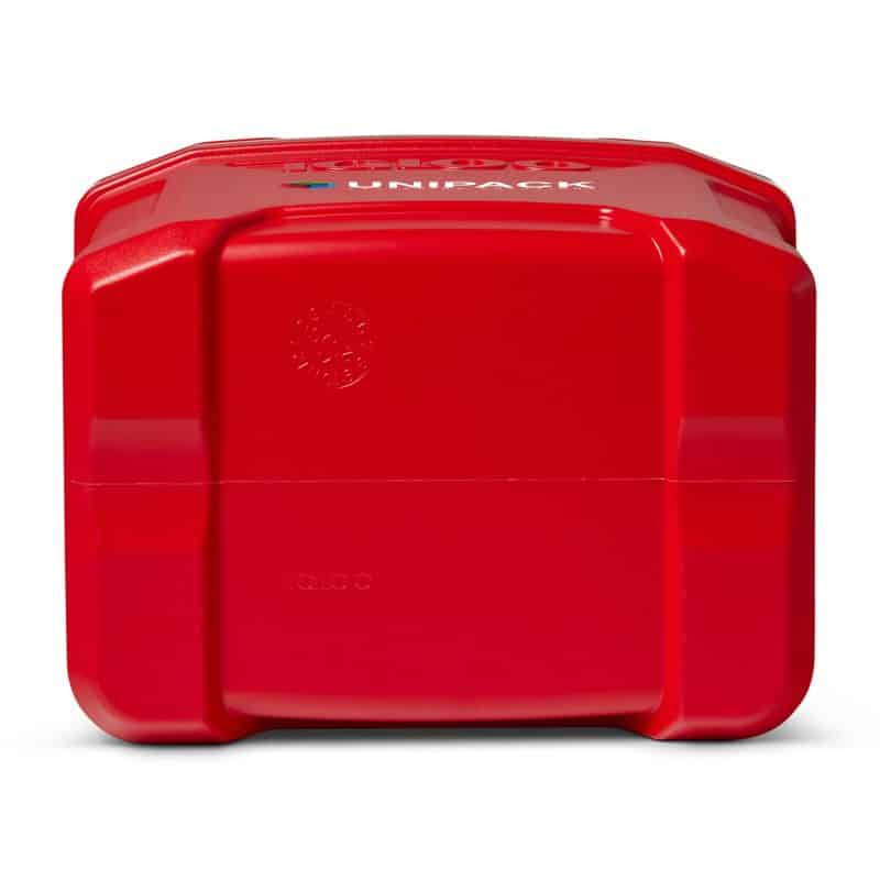 Custom Igloo Profile II 16 Qt Cooler - White-Red Star with Company Logo - Personalized Bulk Corporate Gift - 9