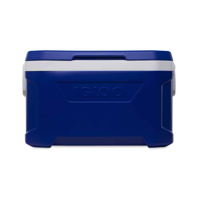 Custom Igloo Profile II 50 Qt Cooler - White-Majestic Blue with Company Logo - Personalized Bulk Corporate Gift - 1