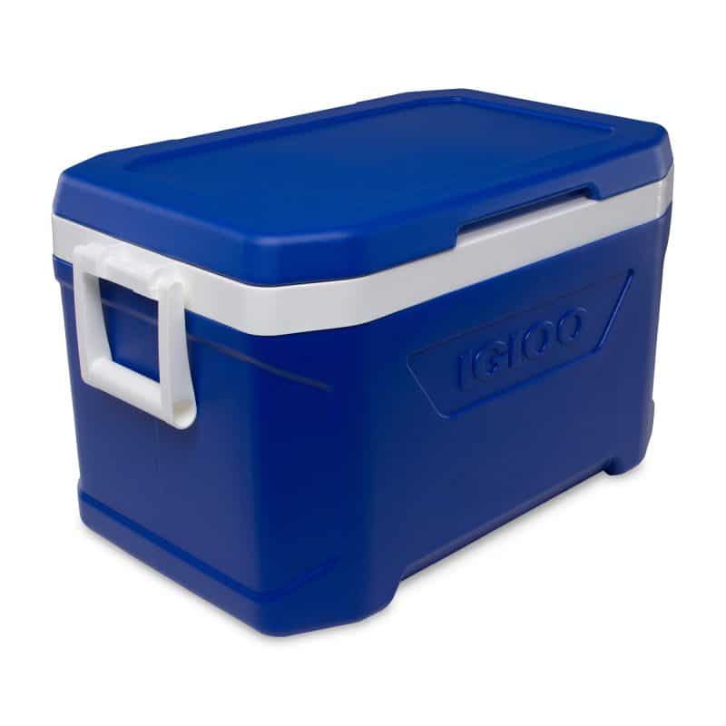 Custom Igloo Profile II 50 Qt Cooler - White-Majestic Blue with Company Logo - Personalized Bulk Corporate Gift - 9