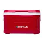 Custom Igloo Profile II 50 Qt Cooler - White-Red Star with Company Logo - Personalized Bulk Corporate Gift