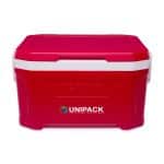 Custom Igloo Profile II 50 Qt Cooler - White-Red Star with Company Logo - Personalized Bulk Corporate Gift - 3