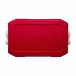 Custom Igloo Profile II 50 Qt Cooler - White-Red Star with Company Logo - Personalized Bulk Corporate Gift - 8