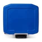 Custom Igloo Profile II 60 Qt Roller Cooler - White-Majestic Blue with Company Logo - Personalized Bulk Corporate Gift - 9