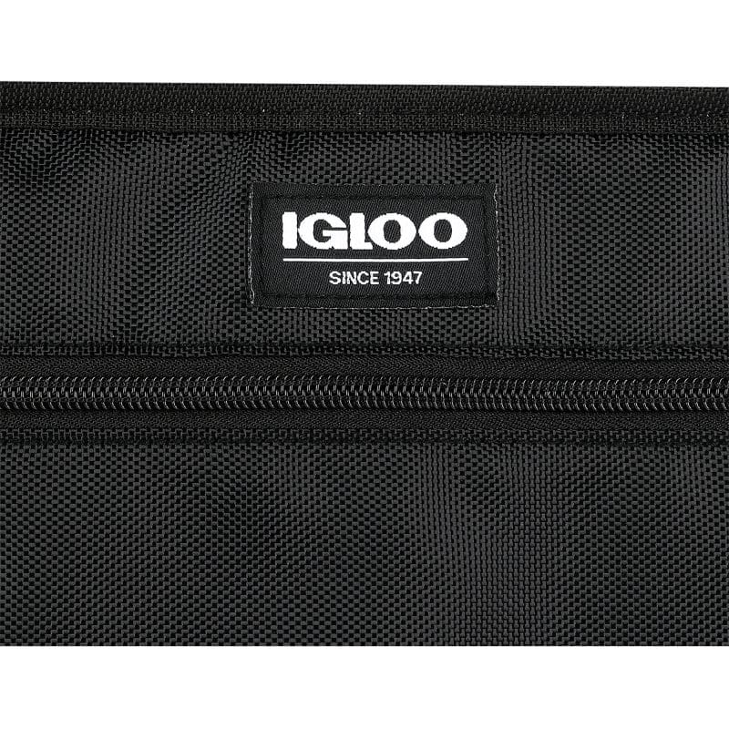 Custom Igloo REPREVE Tote Cooler - Black with Company Logo - Personalized Bulk Corporate Gift - 9
