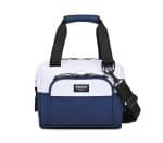 Custom Igloo Seadrift Snap Down 12 Can Cooler - Navy-White with Company Logo - Personalized Bulk Corporate Gift - 1