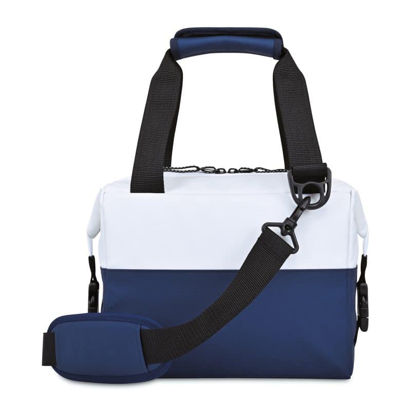 Custom Igloo Seadrift Snap Down 12 Can Cooler - Navy-White with Company Logo - Personalized Bulk Corporate Gift - 4
