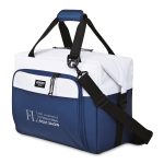 Custom Igloo Seadrift Snap Down Cooler - Navy-White with Company Logo - Personalized Bulk Corporate Gift - 5