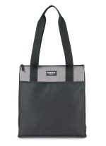 Custom Igloo Sierra Insulated Shopper - Black with Company Logo - Personalized Bulk Corporate Gift - 1