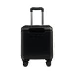 Custom Igloo Tag Along Spinner Cooler - Black with Company Logo - Personalized Bulk Corporate Gift - 1