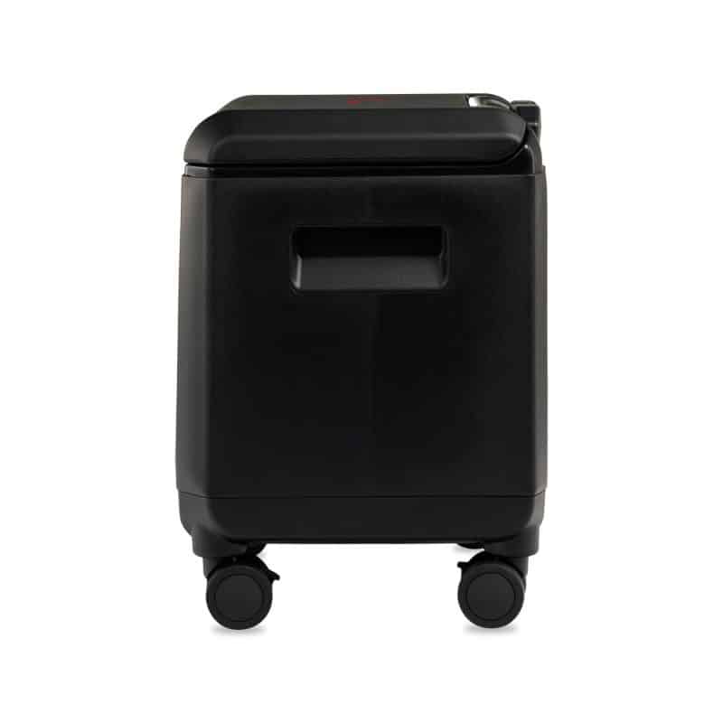 Custom Igloo Tag Along Spinner Cooler - Black with Company Logo - Personalized Bulk Corporate Gift - 2
