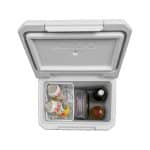 Custom Igloo Tag Along Spinner Cooler - White with Company Logo - Personalized Bulk Corporate Gift - 4