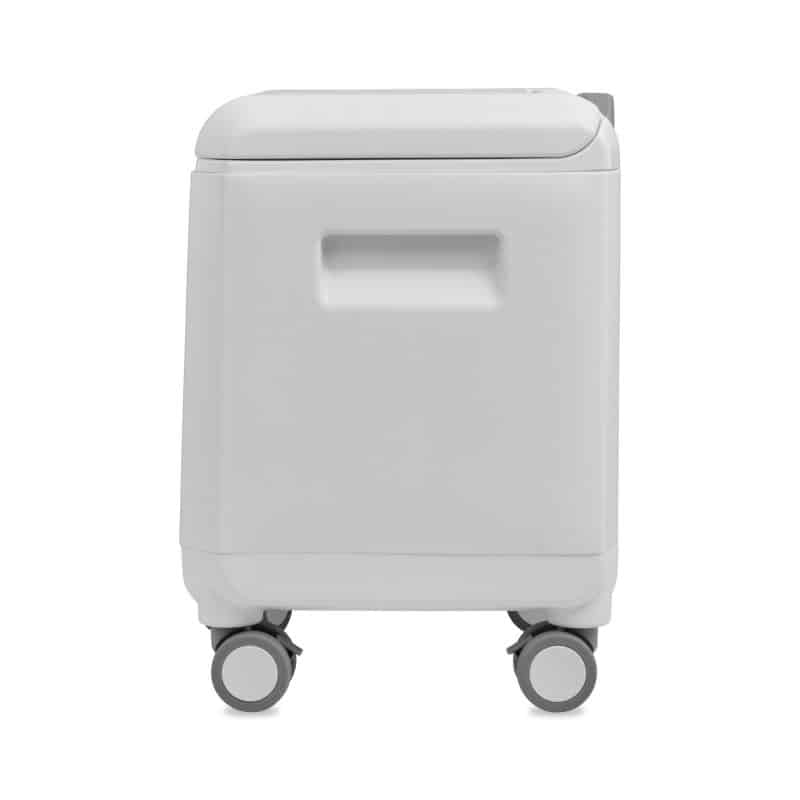 Custom Igloo Tag Along Spinner Cooler - White with Company Logo - Personalized Bulk Corporate Gift - 9