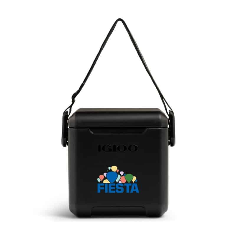 Custom Igloo Tag Along Too Cooler - Black with Company Logo - Personalized Bulk Corporate Gift - 2