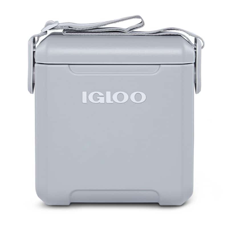 Custom Igloo Tag Along Too Cooler - Light Grey with Company Logo - Personalized Bulk Corporate Gift - 1