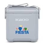 Custom Igloo Tag Along Too Cooler - Light Grey with Company Logo - Personalized Bulk Corporate Gift
