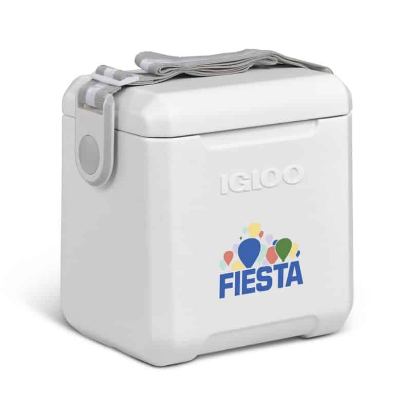 Custom Igloo Tag Along Too Cooler - White with Company Logo - Personalized Bulk Corporate Gift - 6