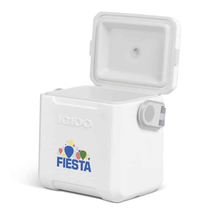 Custom Igloo Tag Along Too Cooler - White with Company Logo - Personalized Bulk Corporate Gift - 9