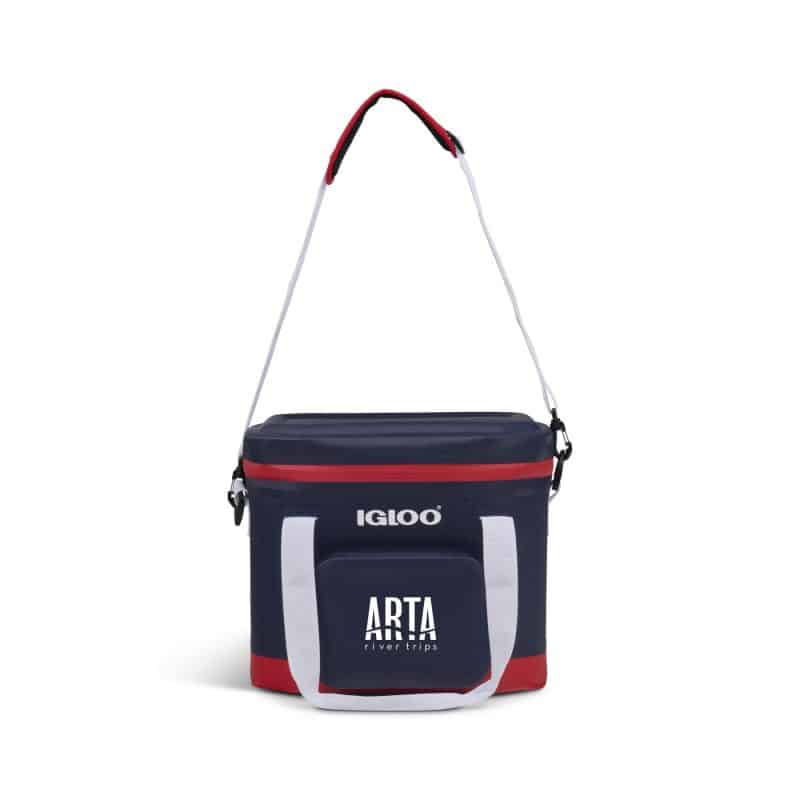Custom Igloo Trailmate 18 Can Cooler - Aegean Sea with Company Logo - Personalized Bulk Corporate Gift - 4