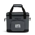 Custom Igloo Trailmate 18 Can Cooler - Carbonite with Company Logo - Personalized Bulk Corporate Gift - 1