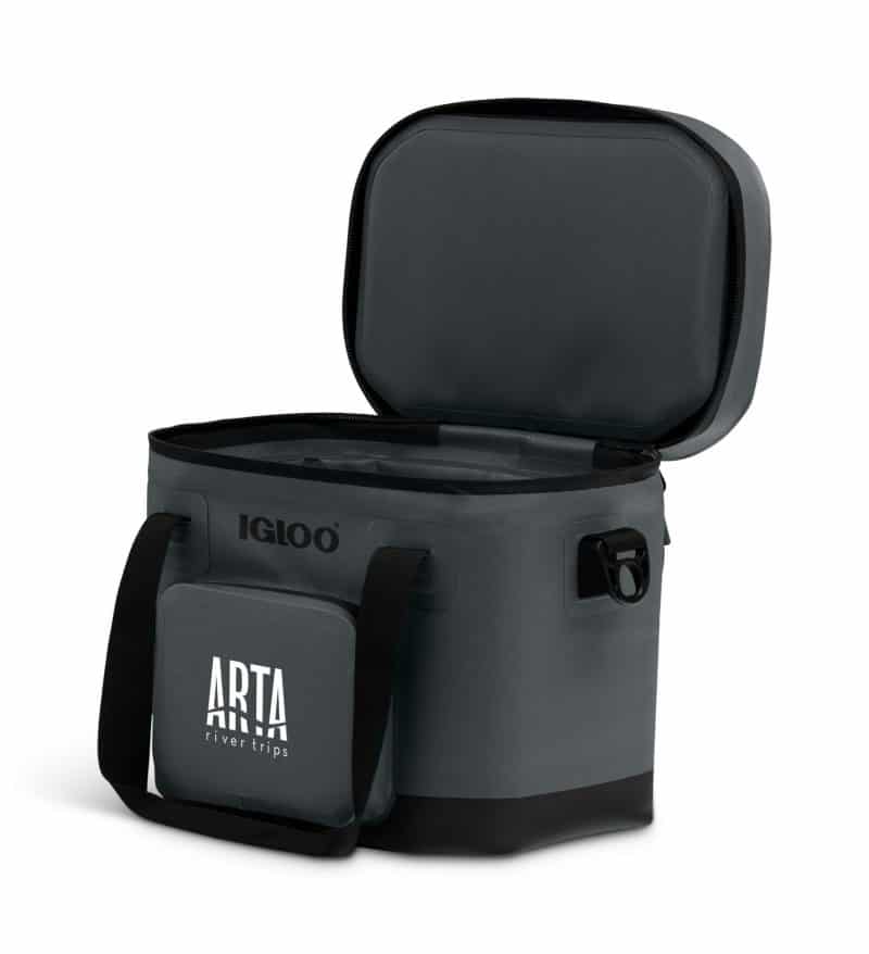 Custom Igloo Trailmate 18 Can Cooler - Carbonite with Company Logo - Personalized Bulk Corporate Gift - 3