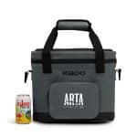 Custom Igloo Trailmate 18 Can Cooler - Carbonite with Company Logo - Personalized Bulk Corporate Gift - 4