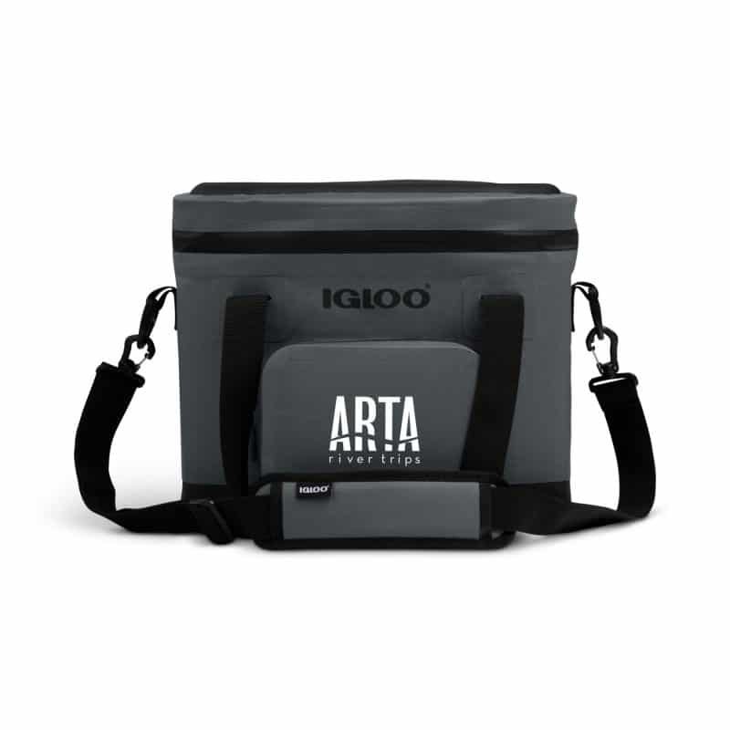 Custom Igloo Trailmate 18 Can Cooler - Carbonite with Company Logo - Personalized Bulk Corporate Gift - 7
