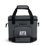 Custom Igloo Trailmate 18 Can Cooler - Carbonite with Company Logo - Personalized Bulk Corporate Gift - 8