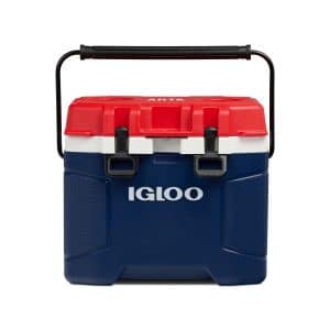 Custom Igloo Trailmate 25 Qt Hard Side Cooler - Aegean Sea with Company Logo - Personalized Bulk Corporate Gift