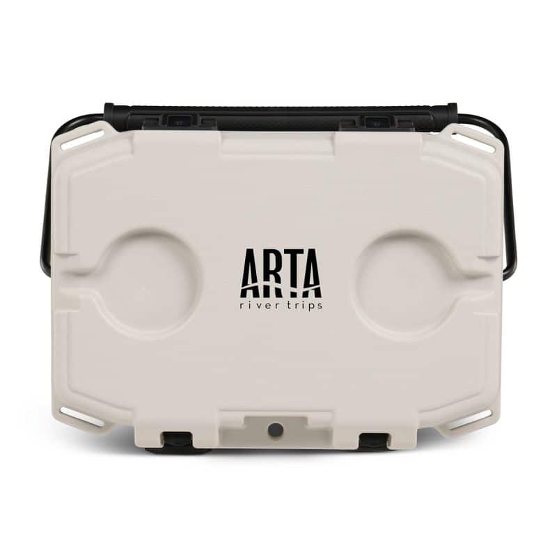 Custom Igloo Trailmate 25 Qt Hard Side Cooler - Bone with Company Logo - Personalized Bulk Corporate Gift - 3